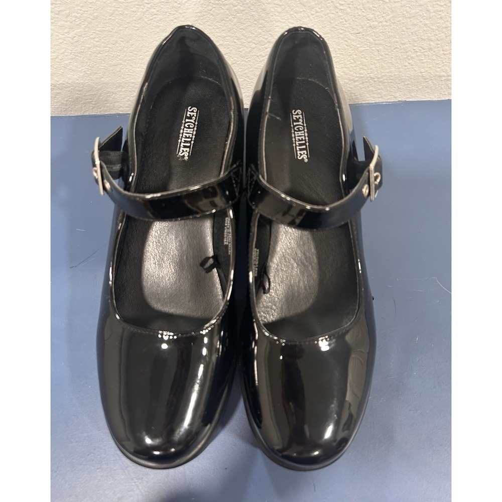 Seychelles‎ Mary Faux Patent Leather Mary Jane shoes Lug Sole 8.5 - Picture 5 of 10